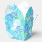 パーティーファボリーボックス - シェルプリントのギフトボックス フェイバーボックス (オープン)