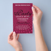 パーティーファンキーミュージッククラブイベントフライヤー チラシ (ハンドル)