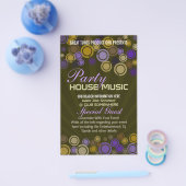 パーティーファンキーミュージッククラブイベントフライヤー チラシ (シングル)