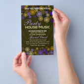 パーティーファンキーミュージッククラブイベントフライヤー チラシ (ハンドル)