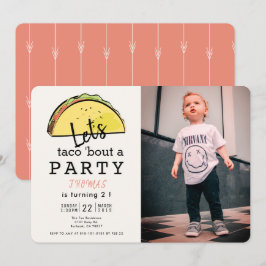 パーティーフィエスタ写真誕生日についてタコで話そう 招待状