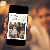 パーティーフォトクリームの後に幸せ結婚に 案内状