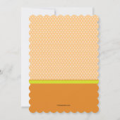 パーティーフクロウフォト招待状 招待状 (裏面)