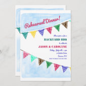 パーティーフラグ招待状 招待状 (正面/裏面)