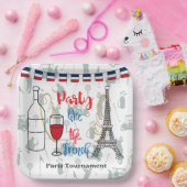 パーティーフランスのをテーマにしたクリスマス ペーパープレート (パーティー)