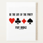 パーティーブリッジ4カ遊ードスーツの寿命になる プランナー手帳 (裏面)