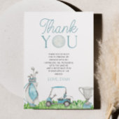 パーティーブルーゴルフ誕生日パーティー サンキューカード