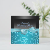 パーティーブルースワーズ誕生日招待状 招待状 (スタンド正面)