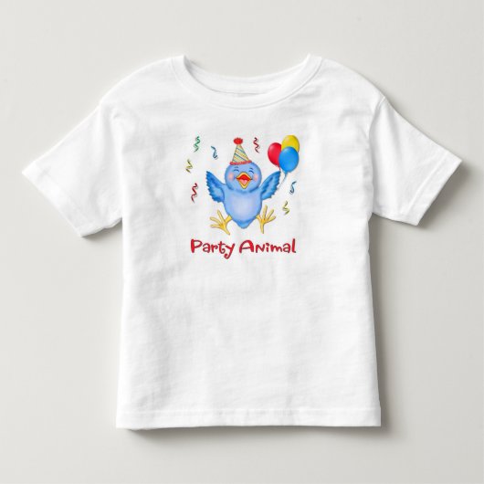 パーティーブルーバード トドラーTシャツ (正面)