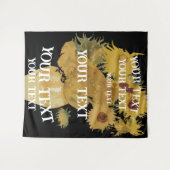 パーティーブースの背景テキストの入力 タペストリー (正面(横))