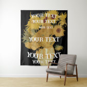 パーティーブースの背景テキストの入力 タペストリー (インサイチュ)