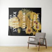 パーティーブースの背景テキストの入力 タペストリー (インサイチュ(横))