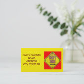 「パーティープランナーの名刺 名刺 (スタンド正面)