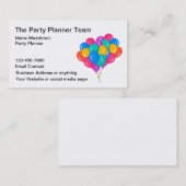 パーティープランナーカラフルバルーン 名刺 (正面/裏面)