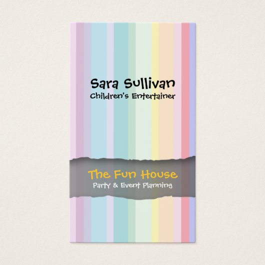 パーティープランナースペシャルスキルサービスパステルストライプス (正面)