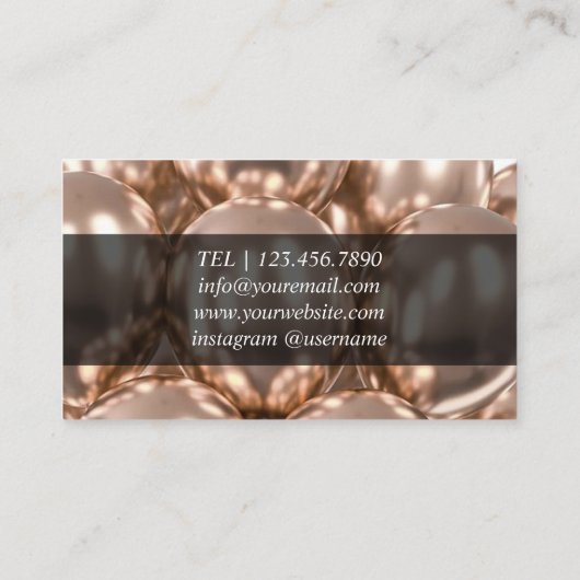 パーティープランナーバルーン – 図解入りの、写真付きの名刺 名刺 (裏面)