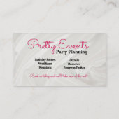 パーティープランナー写真 名刺 (裏面)