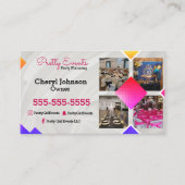 パーティープランナー写真 名刺 (正面)