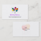 パーティープランナー名刺（バルーンスターズのロゴ） 名刺 (正面/裏面)