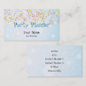 パーティープランナー名刺 名刺 (正面/裏面)