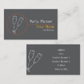 パーティープランナー名刺 名刺 (正面/裏面)