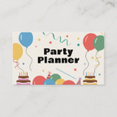 パーティープランナー名刺 名刺 (正面)