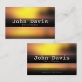 パーティープランナー名刺 名刺 (正面/裏面)