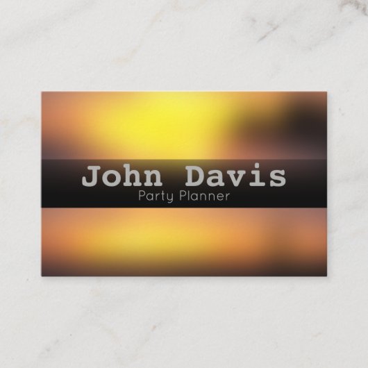 パーティープランナー名刺 名刺 (正面)