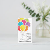 パーティープランナー水彩バルーンプロフェッショナル 名刺 (スタンド正面)