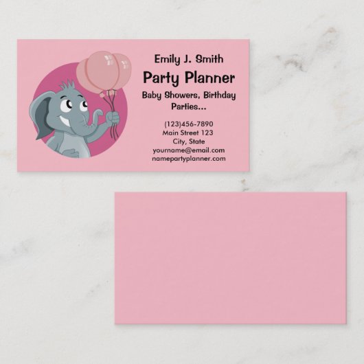 パーティープランナー漫画名刺 名刺 (正面/裏面)