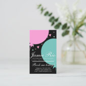 パーティープランナー誕生日計画バルーン紙吹雪 名刺 (スタンド正面)