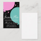 パーティープランナー誕生日計画バルーン紙吹雪 名刺 (正面/裏面)