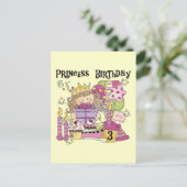 パーティープリンセス第3期Tシャツとギフト インビテーションポストカード (スタンド正面)