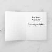 パーティープリンセス誕生日カード カード (内部)