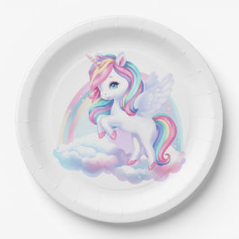 パーティープレートは魔法の誕生日パーティーに。 ペーパープレート