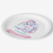 パーティープレートは魔法の誕生日パーティーに。 ペーパープレート (アングル)