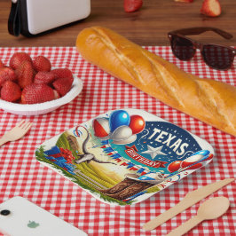 パーティープレートテキサス州ウェイ ペーパープレート