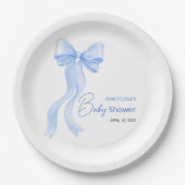 パーティープレートベビーシャワー。 ペーパープレート (正面)