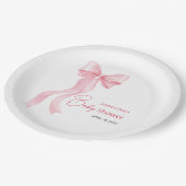 パーティープレートベビーシャワー。 ペーパープレート (アングル)