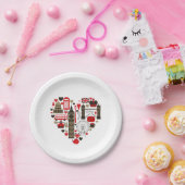 パーティープレートラブロンドン ペーパープレート (パーティー)