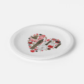 パーティープレートラブロンドン ペーパープレート (アングル)