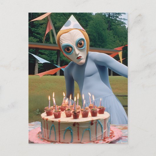 パーティープローブ風変わりとポストカおもしろいード ポストカード (正面)