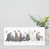 パーティーベアフラットカード (スタンド正面)