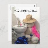 パーティーベアミームの作成 ポストカード (正面/裏面)