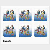 パーティーベアーシール スクエアシール (シート)