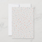 パーティーペンギン、子供の誕生日を渡り歩く サンキューカード (裏面)