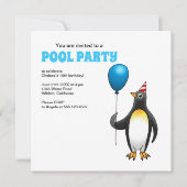 パーティーペンギン 招待状 (正面)