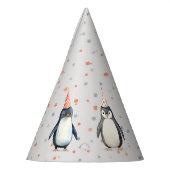 パーティーペンギン、水彩子供の誕生日 パーティーハット (左)