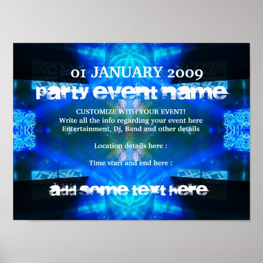 パーティーポスター#006ポスター ポスター (正面)