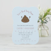 パーティーポーパー誕生日招待状 招待状 (スタンド正面)